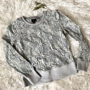 Worthington lacy long sleeved top